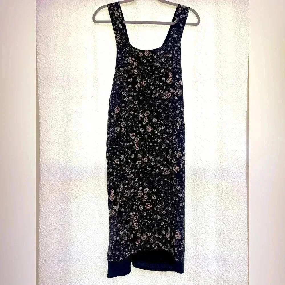 Sofia Valentino Reversible Apron Black Floral Pockets Hairdresser Florist Nail